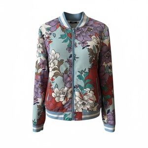 mark. Multicolor Floral Bomber Jacket